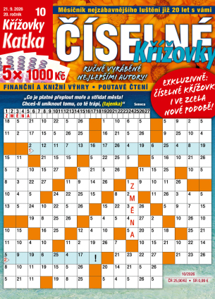 Katka Číselné křížovky 10/2026