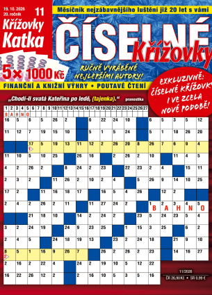 Katka Číselné křížovky 11/2026