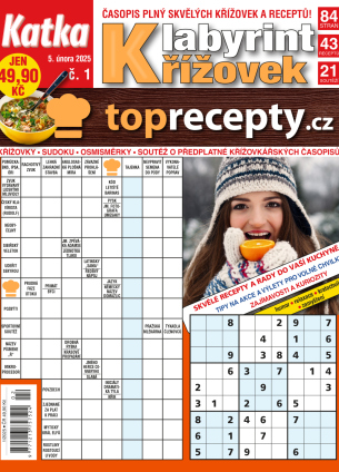 Labyrint křížovek & Top recepty 1/2025