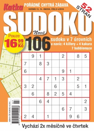 Katka Sudoku 5/2018