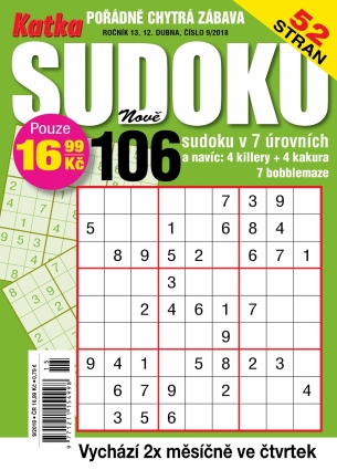 Katka Sudoku 9/2018