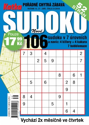 Katka Sudoku 21/2018
