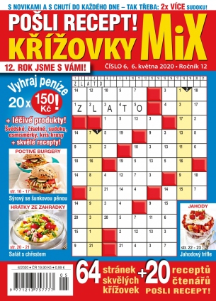 Pošli recept Křížovky MiX 6/2020