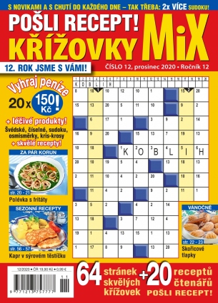 Pošli recept Křížovky MiX 12/2020
