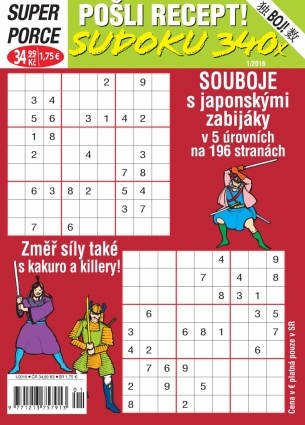 Pošli recept Superporce Sudoku 1/2016