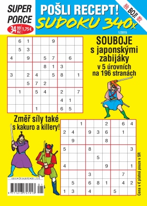 Pošli recept Superporce Sudoku 1/2015