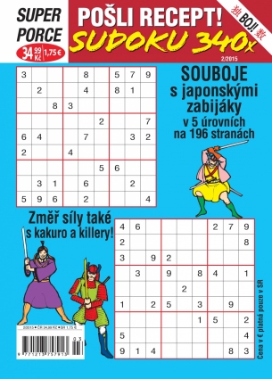 Pošli recept Superporce Sudoku 2/2015