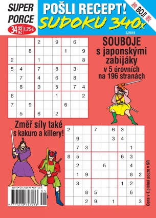 Pošli recept Superporce Sudoku 3/2015