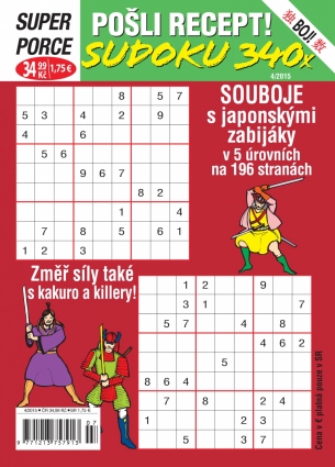 Pošli recept Superporce Sudoku 4/2015