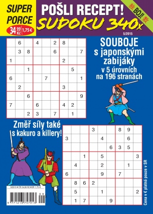 Pošli recept Superporce Sudoku 5/2015