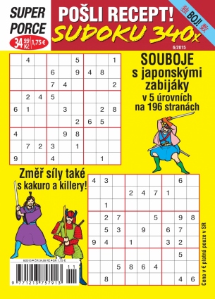 Pošli recept Superporce Sudoku 6/2015