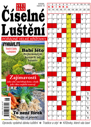 Svět ženy Číselné luštění 9/2026