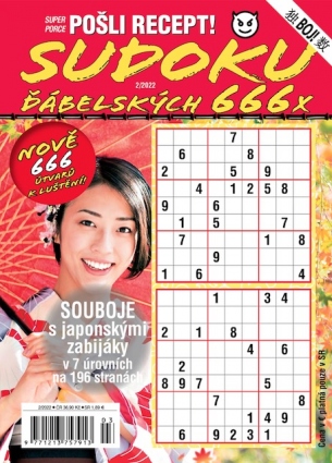 Pošli recept Superporce Sudoku 2/2022
