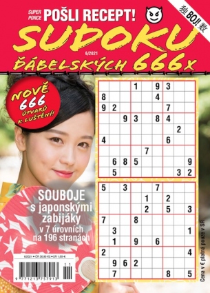 Pošli recept Superporce Sudoku 6/2021